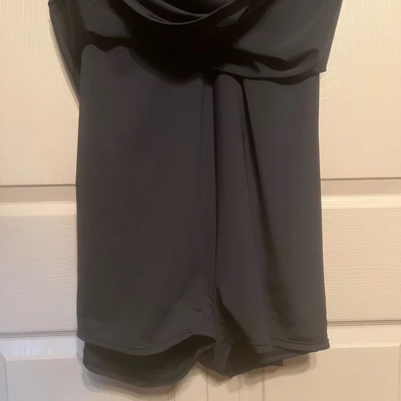 COCOSHIP Black and Brown leopard One Piece Swimsuit - Picture 3 of 5